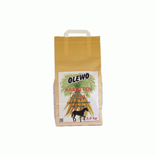 OLEWO Karotten-Chips für Pferde, 3 kg