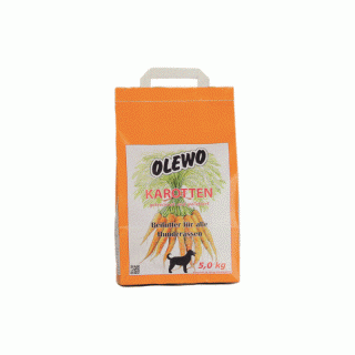 OLEWO Karotten-Pellets für Hunde; 5,0 kg
