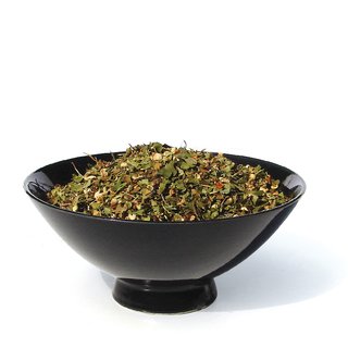 Weißdornblätter mit Blüten, geschnitten, 1 kg