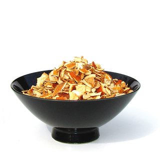 Orange peel, sweet, cut, 1kg