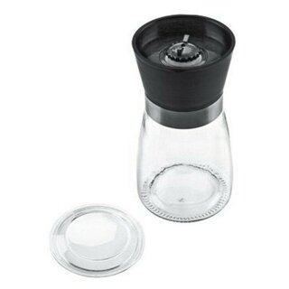 Manuelle Gew�rzm�hle mit Keramik-Mahlwerk, Glas und Edelstahl, 185 ml 1 St�ck