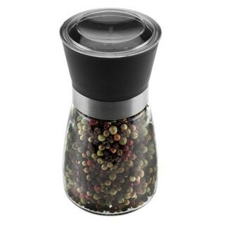 Manuelle Gew�rzm�hle mit Keramik-Mahlwerk, Glas und Edelstahl, 185 ml 1 St�ck