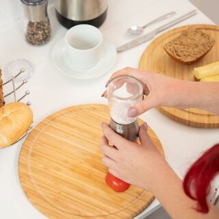 Salz- und Pfefferm�hlen Set 2-teilig ? Glas / Keramikmahlwerk