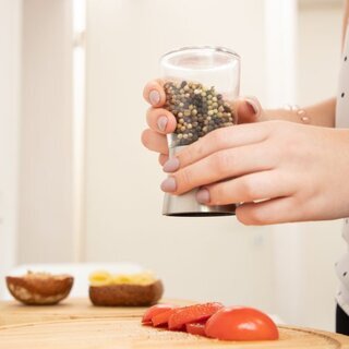 Salz- und Pfefferm�hlen Set 2-teilig ? Glas / Keramikmahlwerk