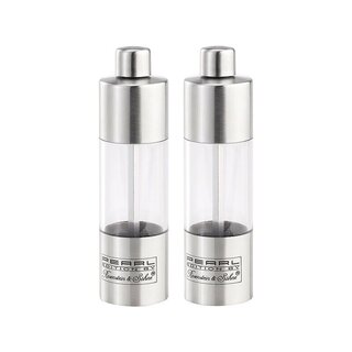 Salz- und Pfefferm�hlen Set 2-teilig ? Edelstahl / Keramikmahlwerk