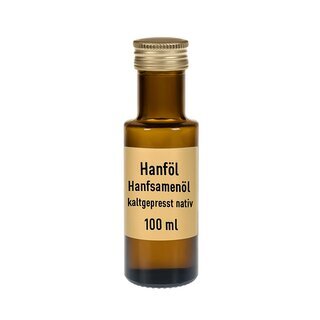 Hanföl Hanfsamenöl kaltgepresst nativ 100 ml