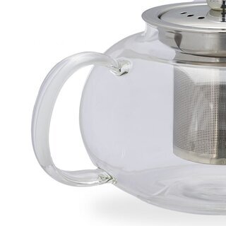 Glas Teekanne mit Sieb ? Borosilikatglas (ca. 1 Liter)