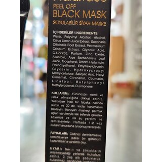 Gesichtsmaske Black Mask Peel Off Naturface 100 ml Premium Qualitt Siyah Maske