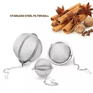 Edelstahl Tee-ei Kugel Locking Spice Tea Ball Sieb Mesh Infuser
