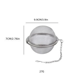 Edelstahl Tee-ei Kugel Locking Spice Tea Ball Sieb Mesh Infuser