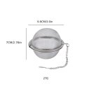 Edelstahl Tee-ei Kugel Locking Spice Tea Ball Sieb Mesh Infuser