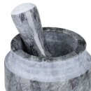 Mörser mit Stößel aus Marmor 12,5 cm