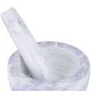 Mörser mit Stößel aus Marmor 12 cm