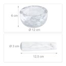 Mörser mit Stößel aus Marmor 12 cm