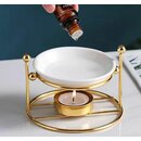 Goldene Farbe Handwerk Kerzenhalter, Aromatherapie Ofen...