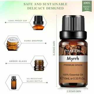 therische Myrrhe le Fr Diffusoren, Luftbefeuchter, Massagebad, 10 ml 