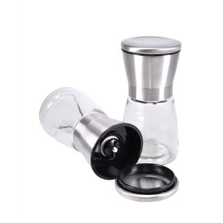 Manuelle Gew�rzm�hle mit Keramik-Mahlwerk, Glas und...