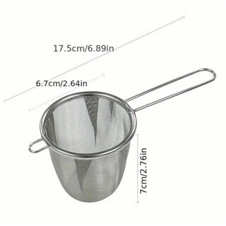 Sieb,Tee-Brher, Mesh-Tee-Infuser, Premium-Tee-Filter Edelstahl-Mesh-Tee 1 Stck