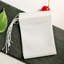 Teefilterbeutel mit Kordelzug – Einweg-Teesiebe aus ungebleichtem Material ( 10 Stück )