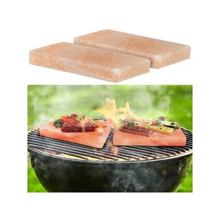 Salzsteinplatte rechteckig 10 � 20 � 2,5 cm ? f�r Grill & BBQ 1 ST�CK
