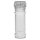Gewürzmühle transparent mit Edelstahlmahlwerk 110 ml