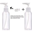 Presspumpenflaschen Aufbewahrungsflasche Pumpspender 100 ml 1 Stück Spender