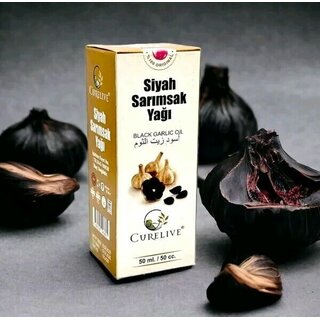 Siyah Sarimsak Yagi 50 ml Black Garlic Oil Schwarzer Knoblauch l 