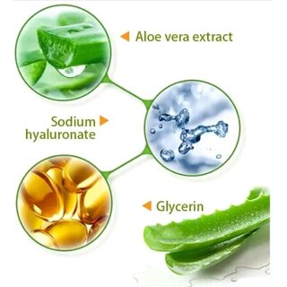 Aloe Vera Gel 300 g Gesicht Gel, Natrlich Feuchtigkeitsspendende fr alle Hauttypen 