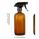 Nachfüllbare Sprühflaschen Glas 500 ml 1 Stück