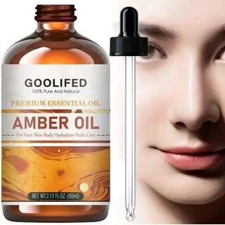 Amber Essential Oil 60 ml Glycerin-angereichert, Formaldehydfrei, Fr alle Hautt