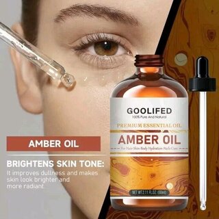 Amber Essential Oil 60 ml Glycerin-angereichert, Formaldehydfrei, Fr alle Hautt