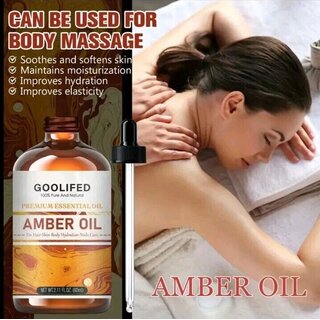 Amber Essential Oil 60 ml Glycerin-angereichert, Formaldehydfrei, Fr alle Hautt