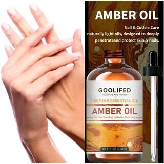 Amber Essential Oil 60 ml Glycerin-angereichert, Formaldehydfrei, Fr alle Hautt