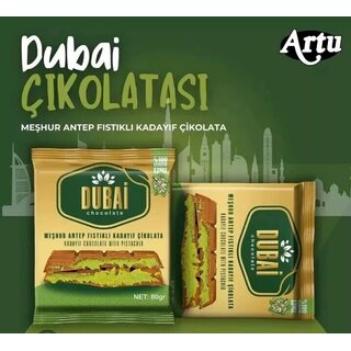 Dubai Schokolade 80 g mit Pistazien und Kadayif Fllung Dubai Chocolate