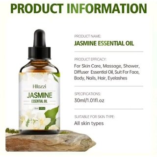 Jasmine Essential Oil 30 ml Unisex fr Erwachsene, Alkoholfrei fr Haut Krper