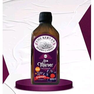 Kara Mrver Karisim Surubu 250 ml Schwarzer Holunder Extrakt HERBS GARDEN 