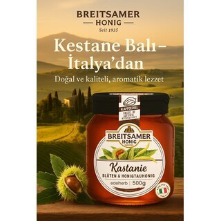 Kastanienhonig 500 g Glas Mit praktischem Klappdeckel
