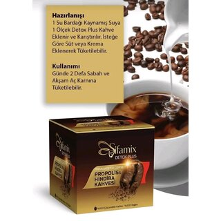 Detox Kaffee ? Detoks Kahvesi 100 g  Propolis & Hindiba - Sifamix Detox Plus 