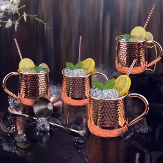 Kupferbeschichtete Hochwertige Moscow Mule Cocktail Edelstahl 1 STCK ( 500 ml )