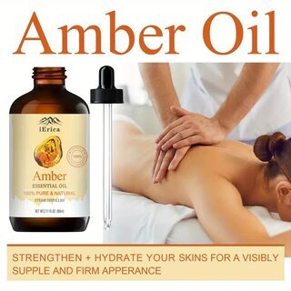 Amber Oil - therisches Bernsteinl - 100% rein und natrlich 60 ml Krperpflege