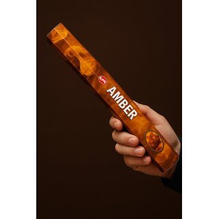 Amber Bernstein Rucherstbchen Natrlicher Blumige & Holzige Duft 20 Stck 