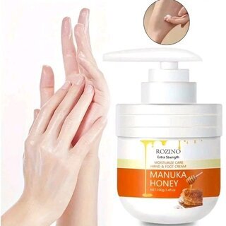 Manuka-Honig Hand- & Fucreme 100 g Tiefenfeuchtigkeitsspendend Hautpflege 