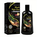 Schwarzes Haarfrbe-Shampoo 3-in-1, pflanzlich, 100 ml...