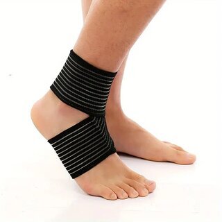 Universelle Kompressionsbandage fr Knie, Knchel, Handgelenk ? 120cm Schwarz