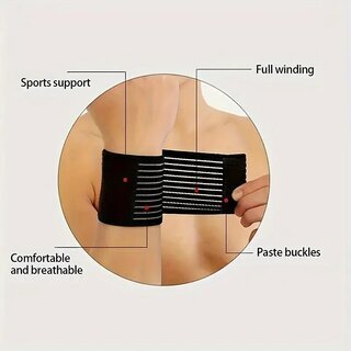 Universelle Kompressionsbandage fr Knie, Knchel, Handgelenk ? 120cm Schwarz