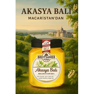 Akazienhonig 500 g Glas mit praktischem Klappdeckel für...