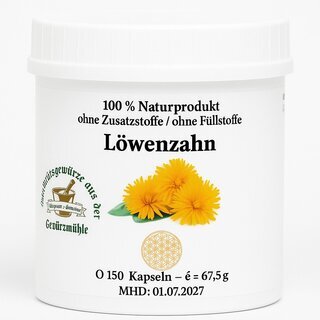Löwenzahn Kapseln ? 100 % Natur, vegan, rein, ohne...