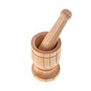 Mrser mit Stel Holz 1 Stck
