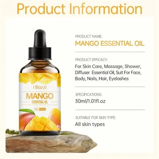 Mango therisches l - Alkoholfrei Feuchtigkeitsspendende Krpermassage 30 ml