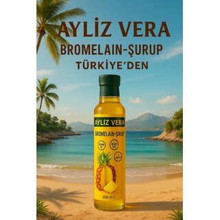 Bromelain Sirup Ananas extrakt 250 ml Bromelain Surub...